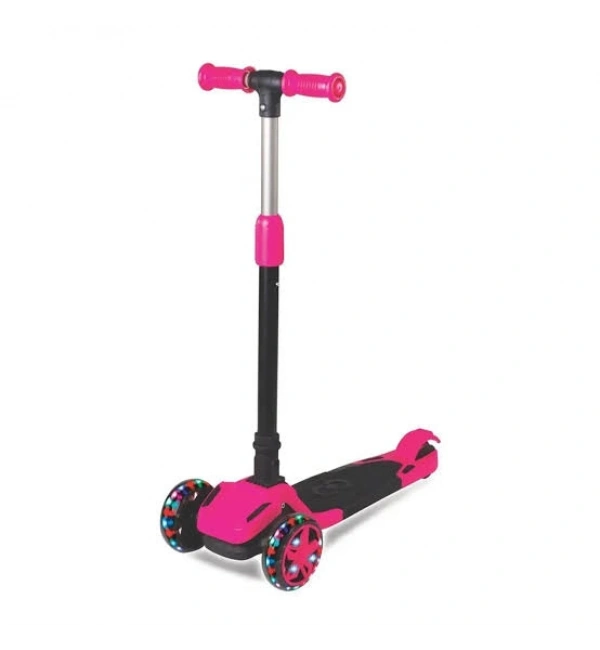 Cool Wheels Tulpar Işıklı Katlanır Scooter - Pembe