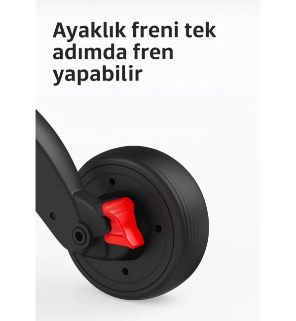 Ebeveyn Kontrollü 3 Tekerlekli Katlanabilir Bisiklet | Yeşil