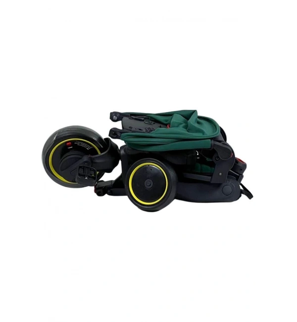 Ebeveyn Kontrollü 3 Tekerlekli Katlanabilir Bisiklet | Yeşil