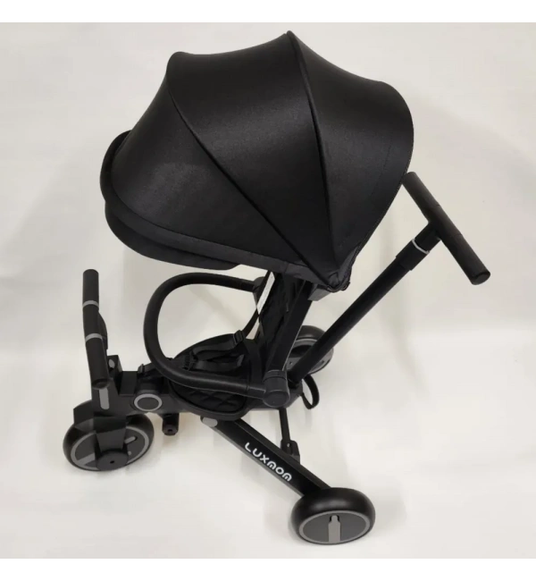 Katlanabilir Çift Yönlü Ebeveyn Kontrollü Çocuk Bisikleti | Siyah