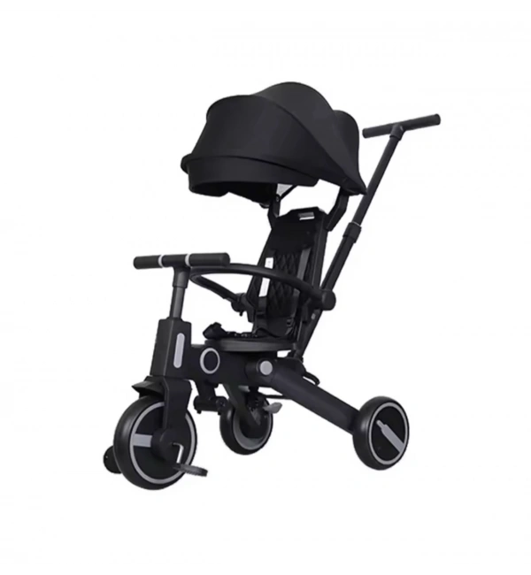 Katlanabilir Çift Yönlü Ebeveyn Kontrollü Çocuk Bisikleti | Siyah