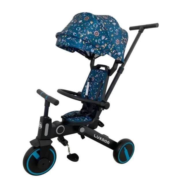 Katlanabilir Çift Yönlü Ebeveyn Kontrollü Çocuk Bisikleti | Yeşil