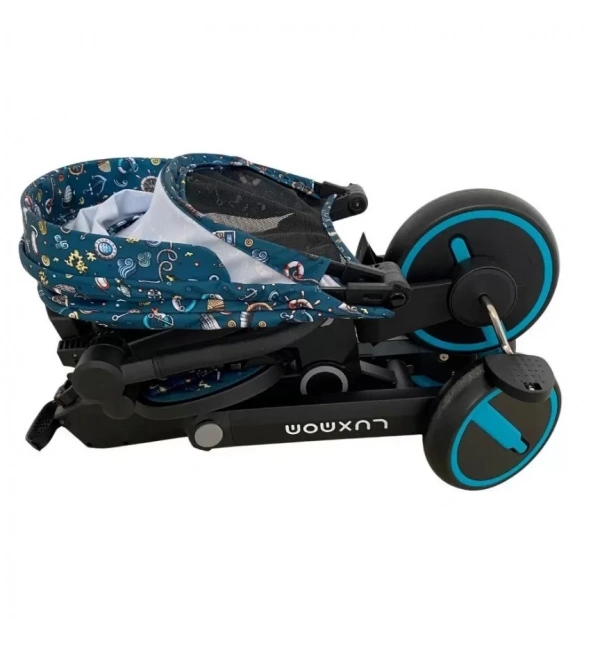 Katlanabilir Çift Yönlü Ebeveyn Kontrollü Çocuk Bisikleti | Yeşil