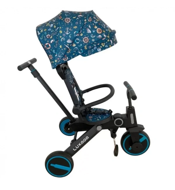 Katlanabilir Çift Yönlü Ebeveyn Kontrollü Çocuk Bisikleti | Yeşil