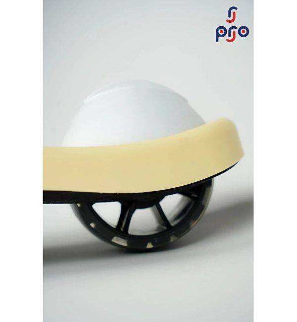 PRO Toys Işık/Ledli Üç Teker Yükseklik Ayarlanabilir ve Katlanabilir Fren Sistemli Çocuk Scooter | Sarı