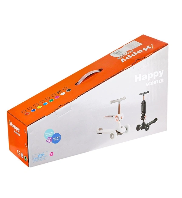 Toys Led Sesli ve Işıklı Tekerlekli Yükseklik Ayarlı Oturaklı Çocuk Scooter