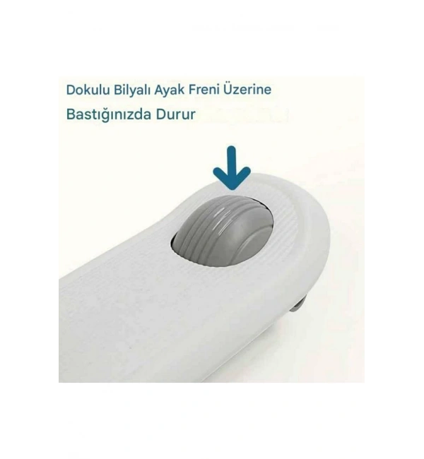 Toys Led Sesli ve Işıklı Tekerlekli Yükseklik Ayarlı Oturaklı Çocuk Scooter