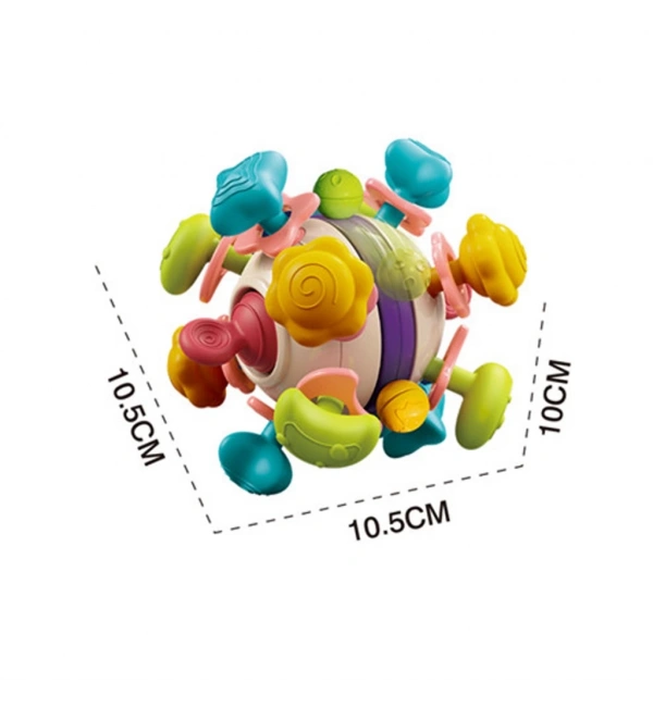 Vardem 6 in 1 Diş Kaşıyıcılı Bebek Topu