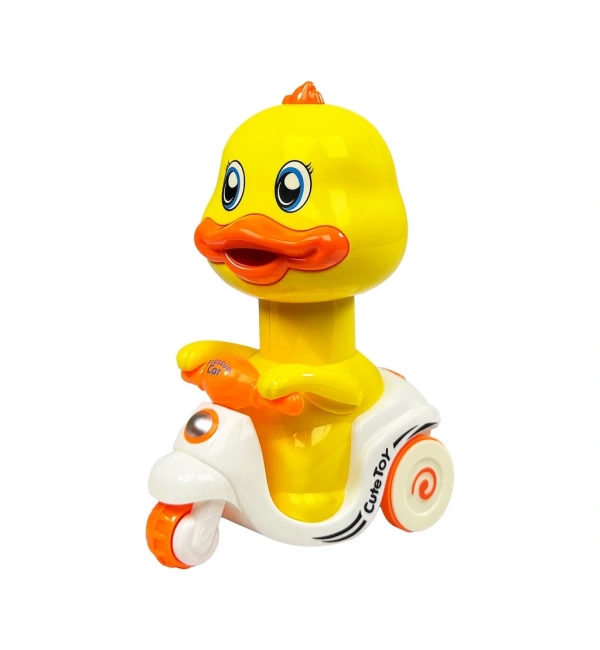 Vardem Bas Git Motorcu Ördek - Beyaz Motorlu