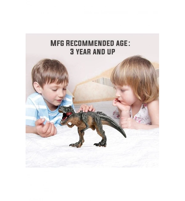 Vardem Gerçekçi 32 cm 2’li Dinozor – Ağız Hareketli Oyuncak Dinozorlar