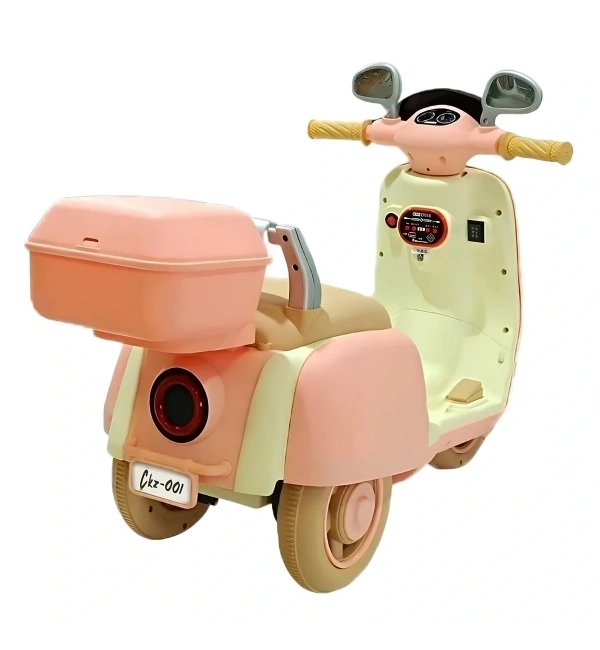 Wespina 3 Tekerlekli Kumandalı Akülü Motor 6V | Pembe