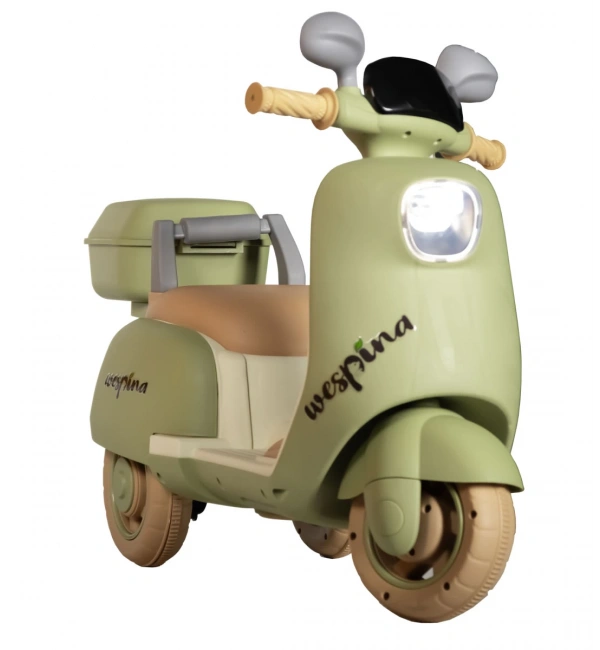 Wespina 3 Tekerlekli Kumandalı Akülü Motor 6V | Yeşil