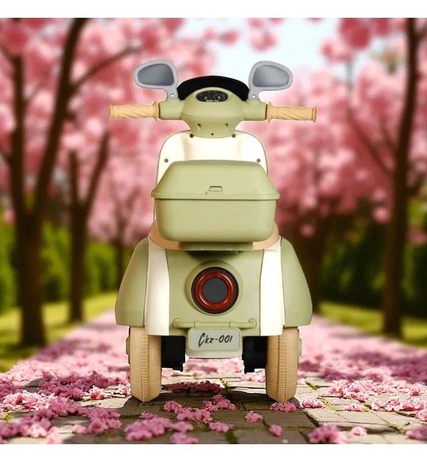 Wespina 3 Tekerlekli Kumandalı Akülü Motor 6V | Yeşil