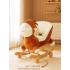 Babyklas Tekerlekli ve Sallanan Peluş Eşek Oyuncak | Kahve