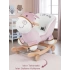 Babyklas Tekerlekli ve Sallanan Peluş Eşek Oyuncak | Pembe