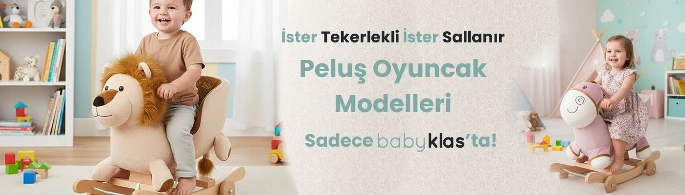 Tekerlekli Sallanır Peluş