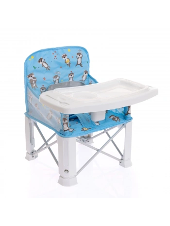 Picnic Portatif Mama Sandalyesi Yükselticili Katlanabilir Bebek Sandalyesi - Su Samuru