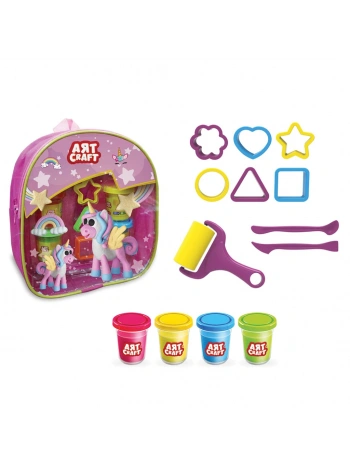 Art Craft Sırt Çantalı Hamur Seti - Pembe