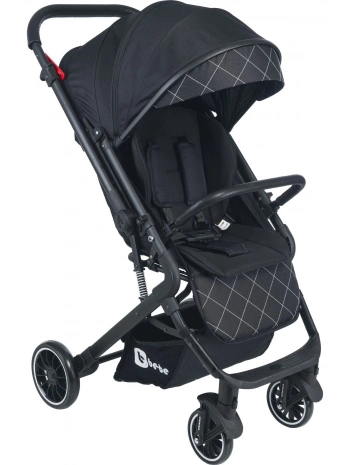 Be-Be Alpine Çift Yönlü Kabin Boy Bebek Arabası | Siyah