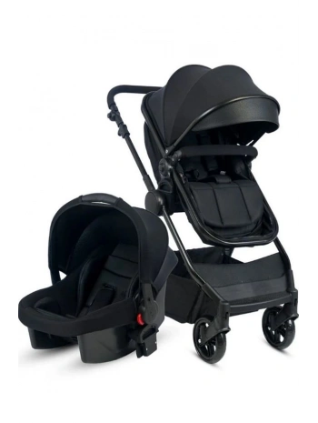 Be-Be Cool Siyah Travel Sistem Bebek Arabası Seyahat Sistem