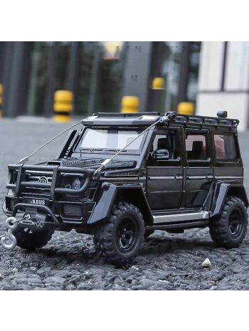 Çek Bırak Işıklı ve Sesli Off-Road Jeep Oyuncak Araba – 1:32 Ölçek, Kapılar Açılır