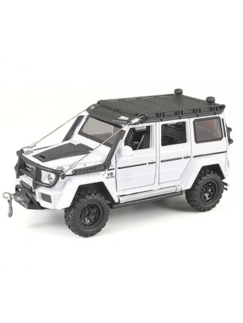 Çek Bırak Işıklı ve Sesli Off-Road Jeep Oyuncak Araba – 1:32 Ölçek, Kapılar Açılır | Beyaz