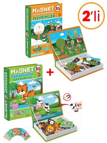 Dıy Toy Magnetik Hayvan Tamamlama & Mevsimler Hikaye Oluşturma