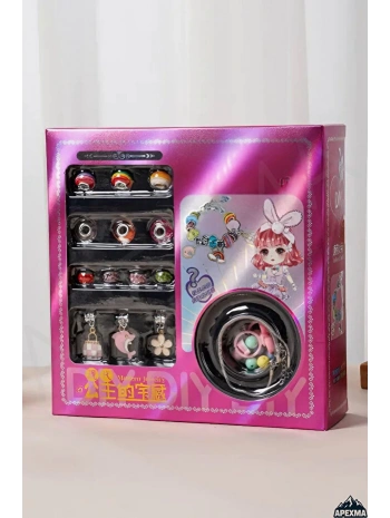 Gepettoys Kız Çocukları İçin Charmlı Bileklik Takı Tasarım Seti