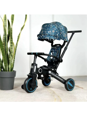 Katlanabilir Çift Yönlü Ebeveyn Kontrollü Çocuk Bisikleti | Yeşil