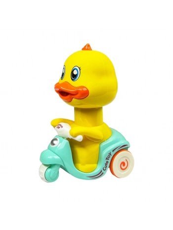 Vardem Bas Git Motorcu Ördek - Mavi Motorlu