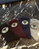Eda’s Taşlı Göz İşlemeli Fitilli Cotton Çorap