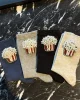 Popcorn İşlemeli Cotton Çorap