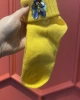 Eda’s Arı Sarı Kısa Yün Çorap