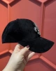 Edas Siyah Süet Taşlı Kep Şapka