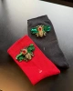 Taşlı Pullu Arı İşlemeli Cotton Çorap