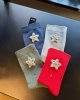 Taşlı Yıldız İşlemeli Cotton Çorap