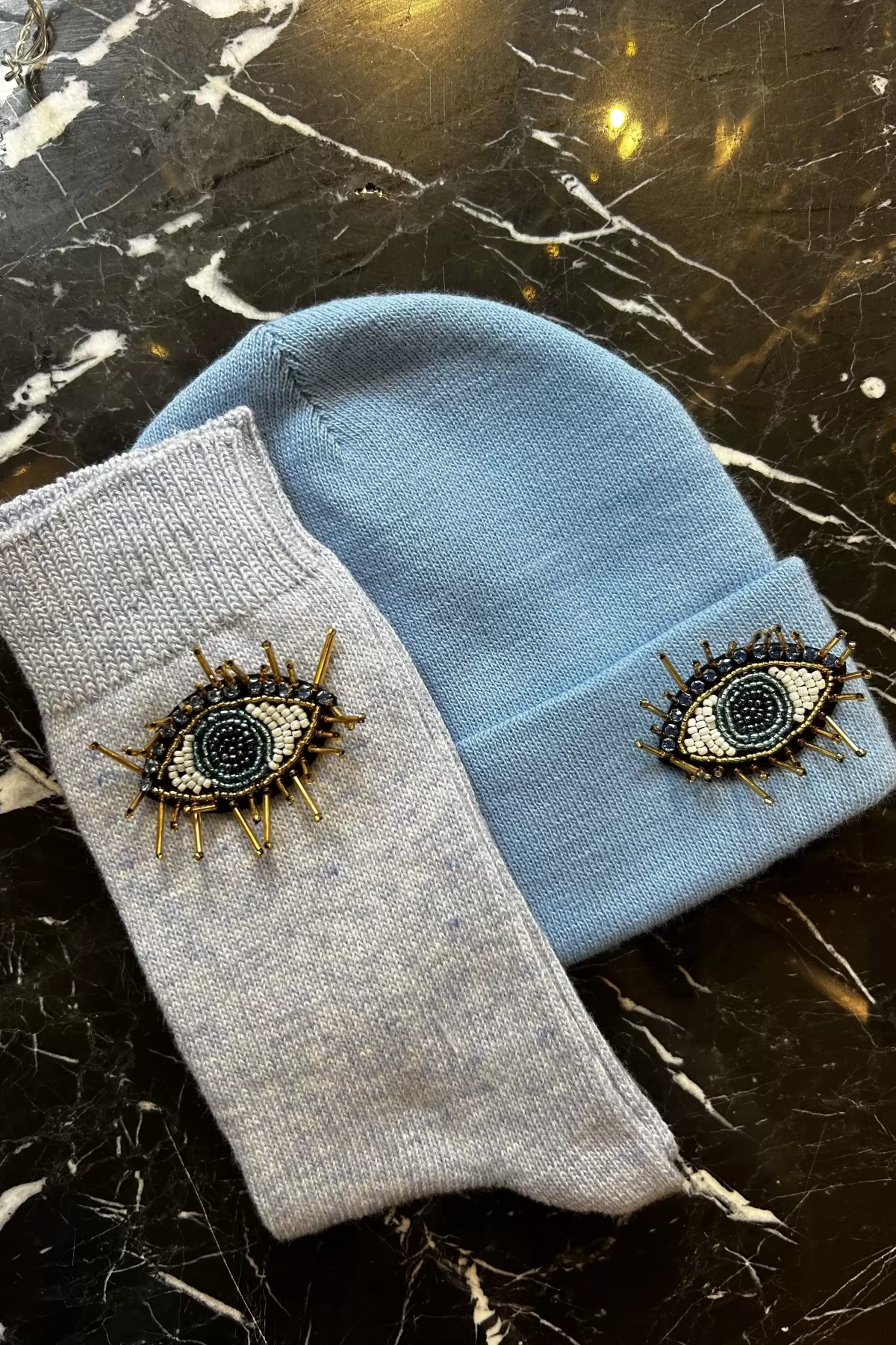 Eda’s Göz Kombinli Bere&Çorap