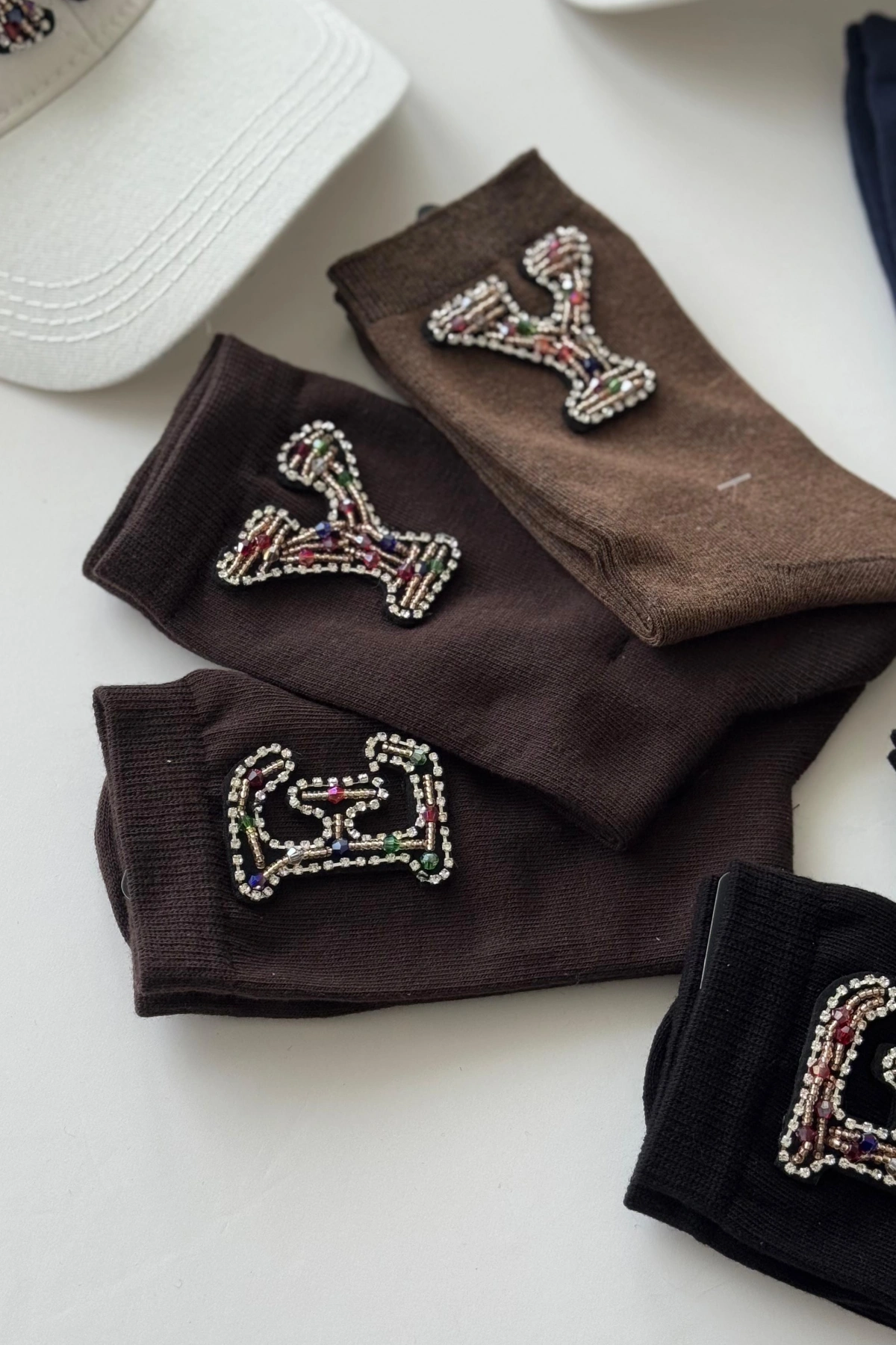 Kişiselleştirilmiş Cotton Harf Çorap