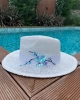 Edas Diana Beyaz Hasır Şapka