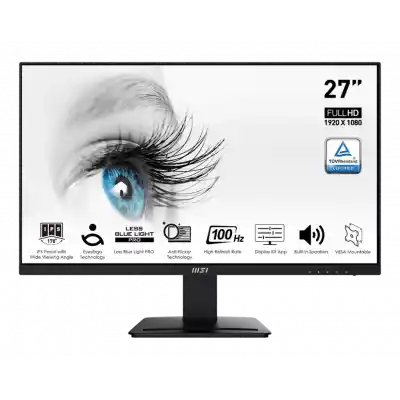 27 MSI PRO MP273A FHD 1MS 100HZ FLAT IPS