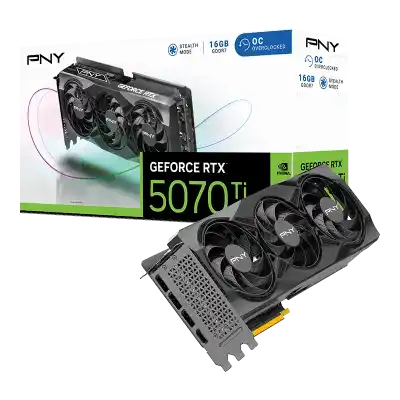 PNY RTX5070Ti 16GB GDDR7 256bit( VCG5070T16TFXPB1-O)