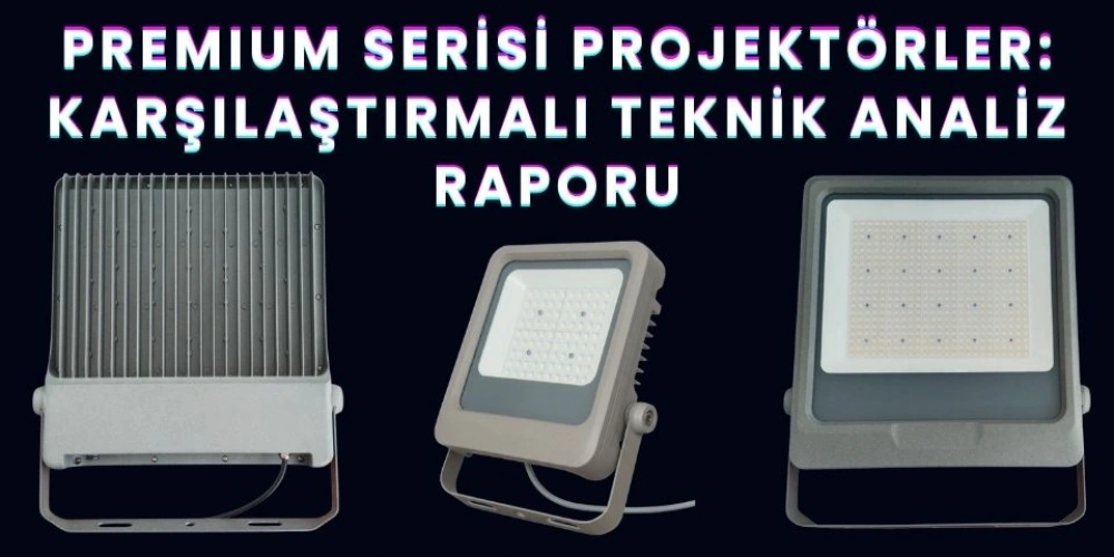 LEDVARSA PREMIUM Serisi Projektörler: Karşılaştırmalı Teknik Analiz Raporu
