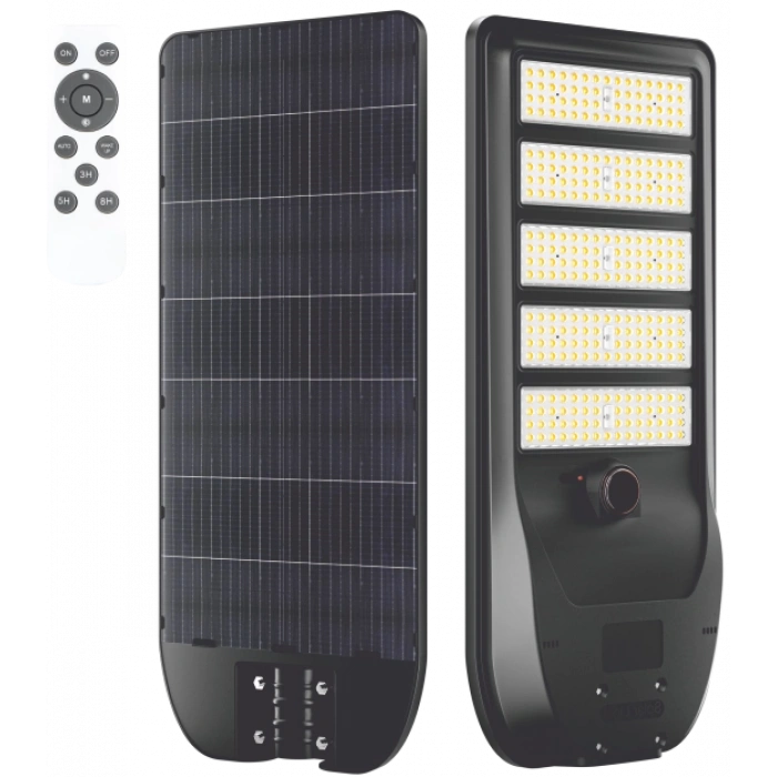 1000 WATT HS 3897 SOLAR LED HAREKET SENSÖRLÜ KUMANDALI SOKAK LAMBASI