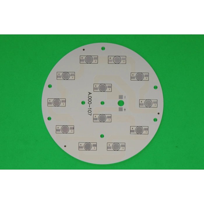 12 LED EMITTER TEK RENK ALUMINYUM PCB A.000-107