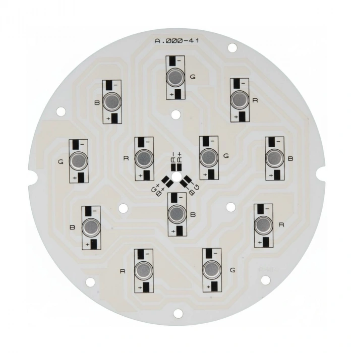 RGB Downlight LED PCB 120 mm 12 LED RGB Alüminyum Kart – A.000-41