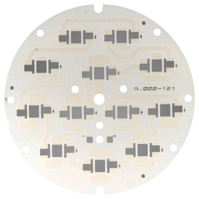 12 LED EMITTER TEK RENK ALUMINYUM PCB A.000-121
