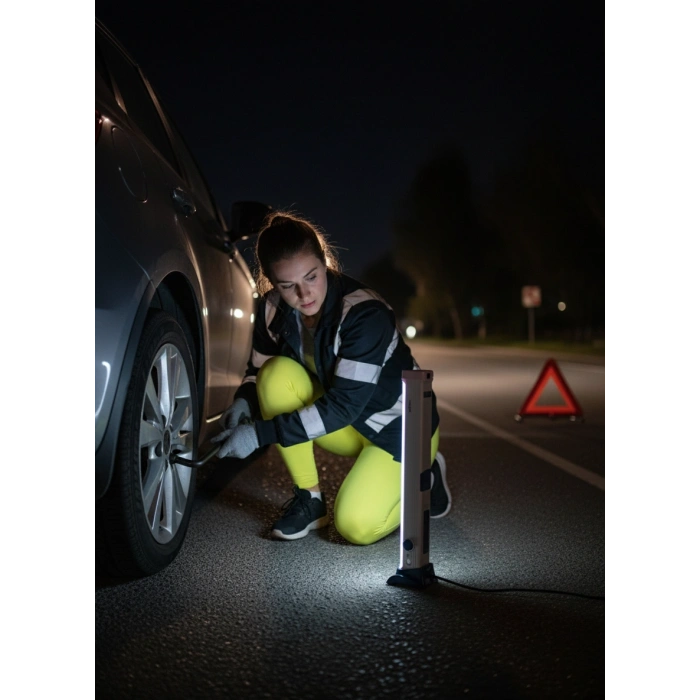 120 LEDLI ŞARJ EDİLEBİLİR LİTYUM BATARYA PILLI DIMLENEBILIR PORTATIF IŞILDAK