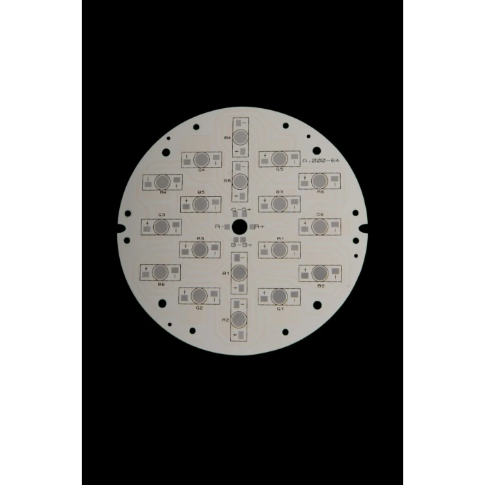 18 LED EMITTER RGB ALUMINYUM PCB A.000-64R2