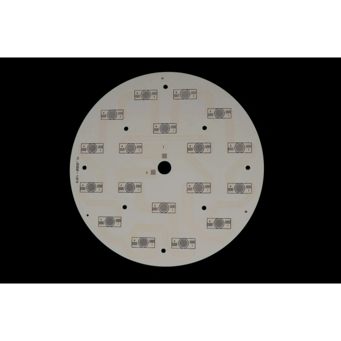 18 LED EMITTER TEK RENK ALUMINYUM PCB A.000-109