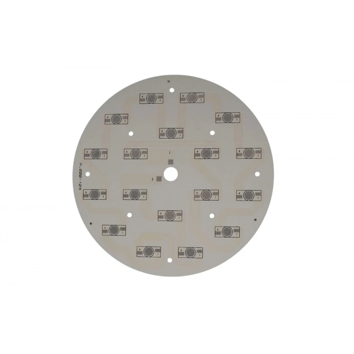 18 LED EMITTER TEK RENK ALUMINYUM PCB A.000-109